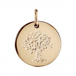 Médaille plaqué or - Arbre...