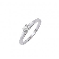 Bague solitaire diamant 