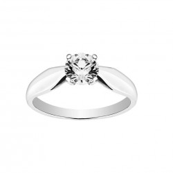 Bague solitaire diamant - 4...