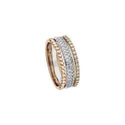 Bague or et diamant naturel...