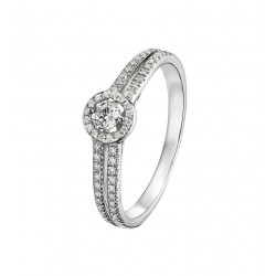 Bague solitaire diamant...