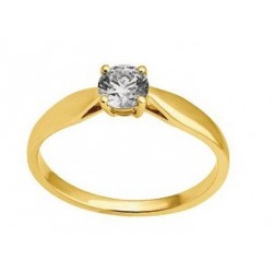 Bague solitaire diamant...