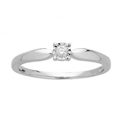 Bague solitaire diamant...