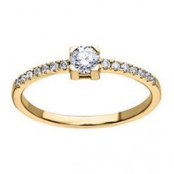 Bague solitaire diamant...