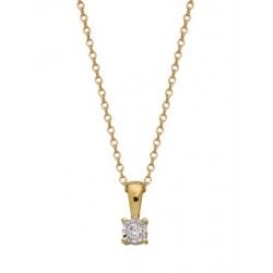 Collier or et diamant -...