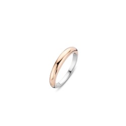 Bague argent et argent rosé