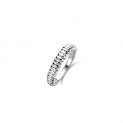 Bague argent rhodié -...