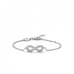 Bracelet argent rhodié -...