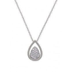 Collier argent rhodié -...