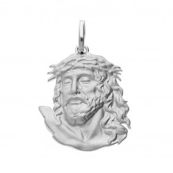 Pendentif argent platiné -...