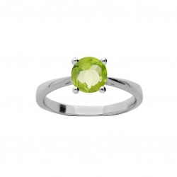 Bague argent rhodié -...