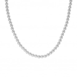 Collier argent rhodié -...