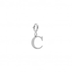 Charm argent  rhodié -...