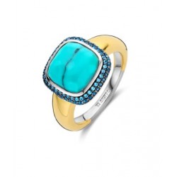 Bague argent doré - 12330TQ