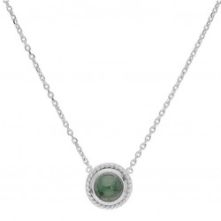 Collier argent rhodié -...