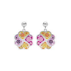 Boucles d oreilles acier -...