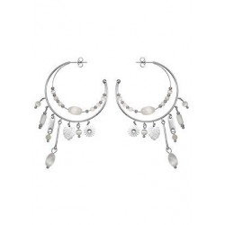 Boucles d oreilles acier -...