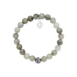 Bracelet labradorite 8 mm -...