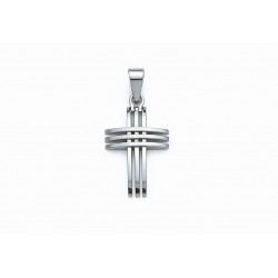 Pendentif acier - Croix homme