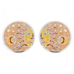 Boucles d oreilles acier -...