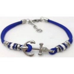 Bracelet homme - Nylon bleu...