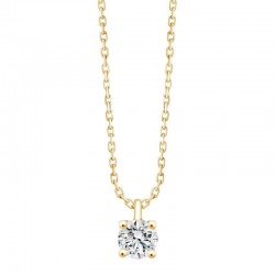 Collier or et diamant - Or...