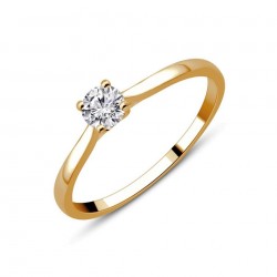 Bague solitaire diamant...