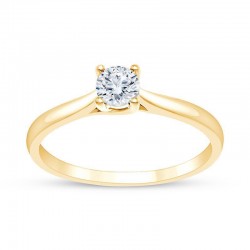 Bague solitaire diamant...