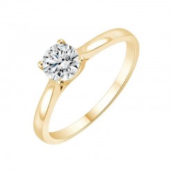 Bague solitaire diamant...