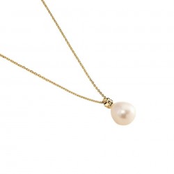 Collier fantaisie dore -...