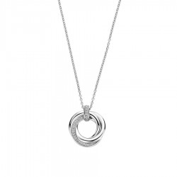 Collier argent rhodié -...