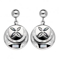 Boucles d oreilles acier -...