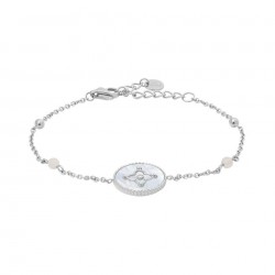 Bracelet acier - Nacre...