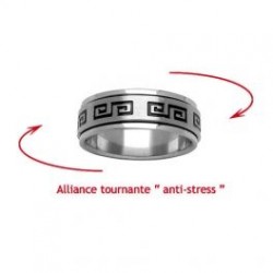 Bague acier - Anti Stress -...