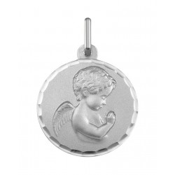 Medaille Ange argent rhodié...