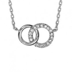 Collier argent rhodié - 2...