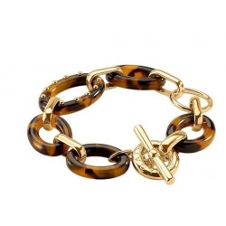 Bracelet fantaisie dore -...