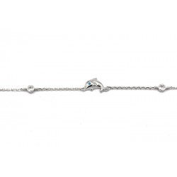 Bracelet argent rhodié -...