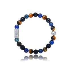 Bracelet - Agate noire -...