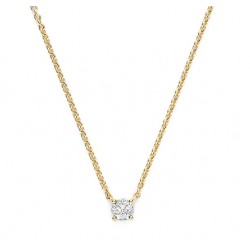 Collier argent  plaqué or -...