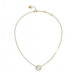 Collier acier doré Guess -...
