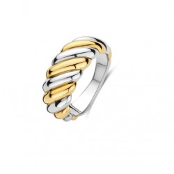 Bague argent - Bicolore -...