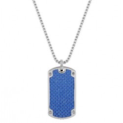 Collier acier - Pendentif...