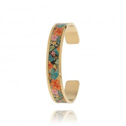 Bracelet rigide acier  doré...